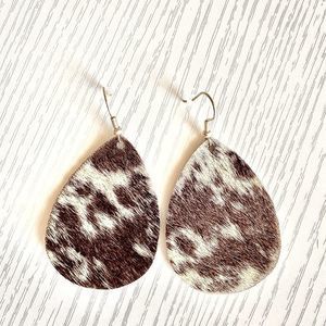 NWOT Faux Fur Earrings